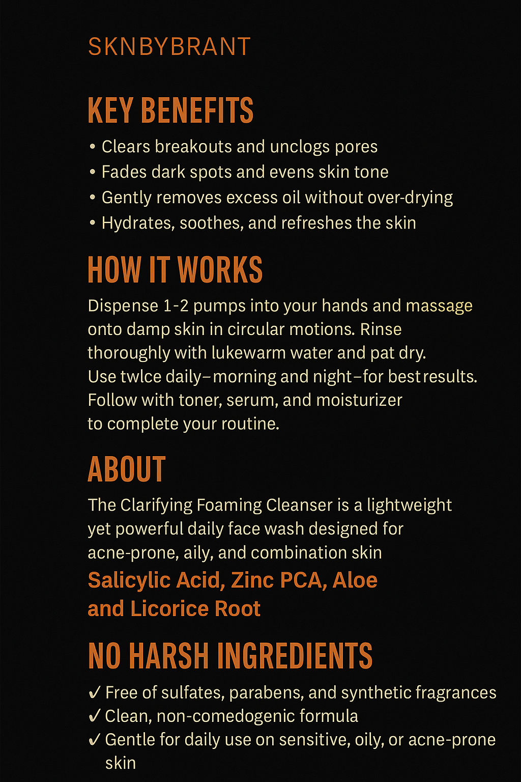Clarity Foaming Cleanser