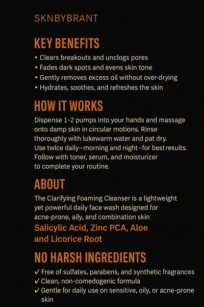 Clarity Foaming Cleanser